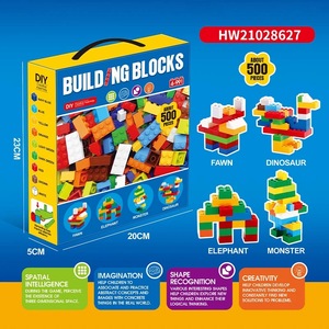 クラシック500pcs450g互換性のあるビルディングブロックDIYクリエイティブプレイデザイナービルディングブロックセット子供用 - Product Image 2