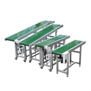 Transportador de manejo de materiales Langle, transportador de cinta de PVC/PU/acero inoxidable para la industria de procesamiento de alimentos, transportador inclinado y tolva - Product Image 1