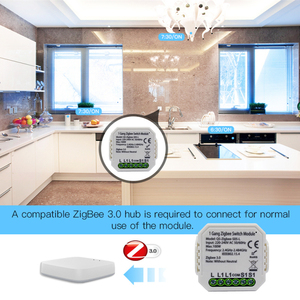 Умный модуль переключателя Zigbee, 1 клавиша, без нейтрального переключателя, с поддержкой беспроводной сети Zigbee2MQTT, Alexa, Google Home - Product Image 6
