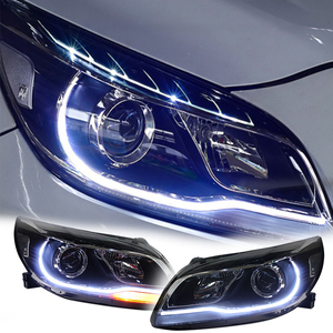 ไฟหน้ารถสำหรับ Chevrolet MALIBU ไฟหน้า2012 2014 LED DRL โปรเจคเตอร์โฟกัสคู่เลนส์สัญญาณไฟประกอบสไตล์เกาหลี - Product Image 1