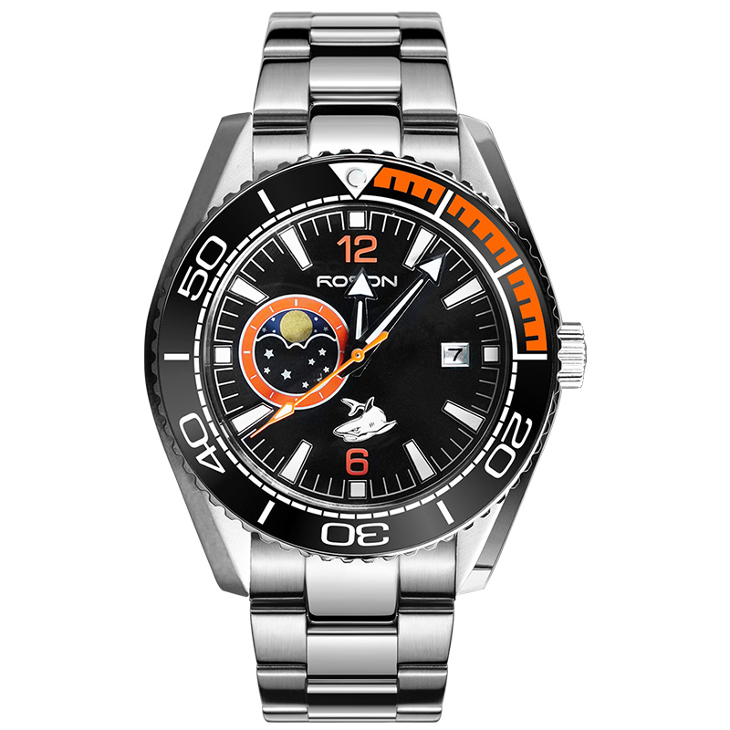 Bracelet en acier orange