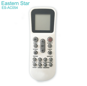 ES-AC054 New ABS Silicone Digital LED Display <strong>Keyboard</strong> AC Remote <strong>Control</strong> with 16 Keys Fixed <strong>Code</strong> for AUX Air Conditioner - Product Image 2