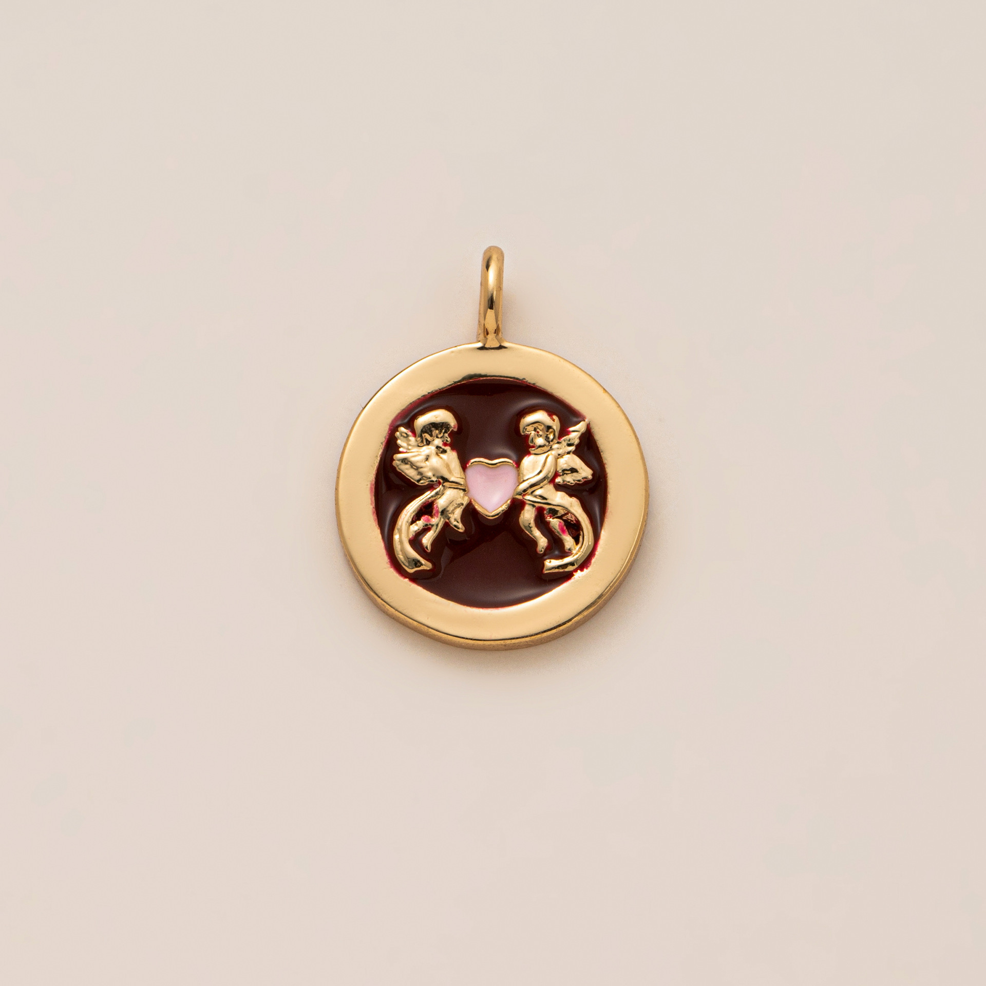 Pendentif coeur d'ange