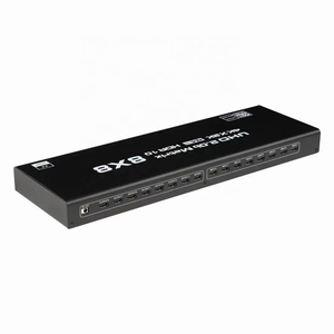 新着4KHDMIマトリックス8x88in 8 Out HDMI2.0b 4K60Hzスイッチスプリッターボックス (リモート付き) - Product Image 2