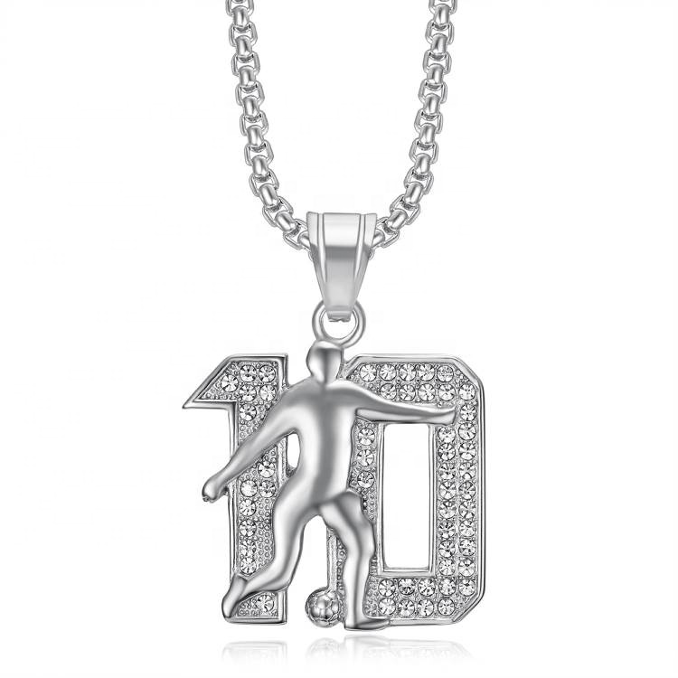 Argent - 10 (Pendentif simple)