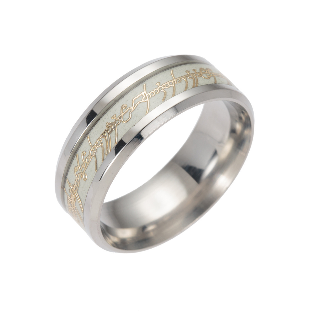 Ring silver+Gold