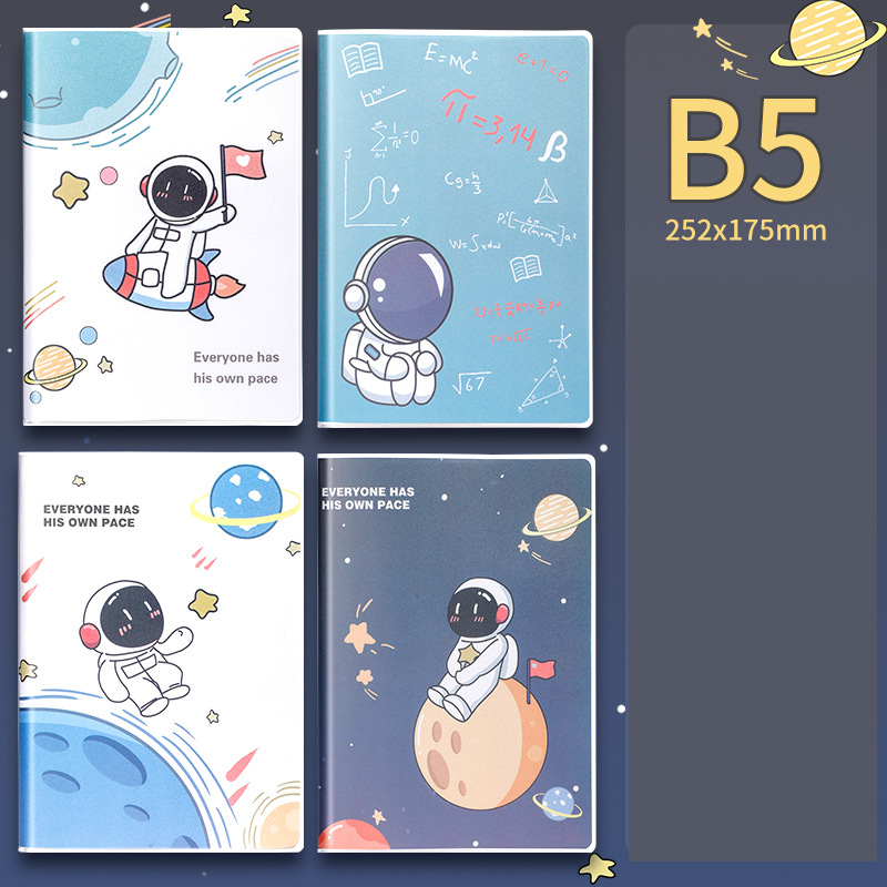 B5 Aerospace Planet (56 feuilles) 1 pièce, 4 pièces par ensemble