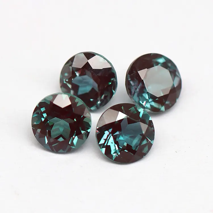 MEDBOO Jewelry Wholesale Customized Large Round Lab Grown Alexandrite Loose Stone Gemstone Price