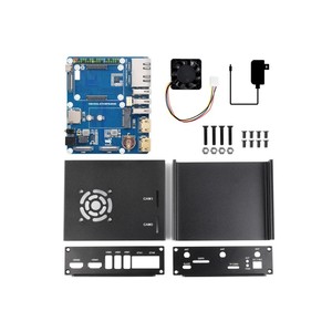 WIFI6 Dual ETH Mini-Computer Designed for <strong>Raspberry</strong> <strong>Pi</strong> <strong>Compute</strong> <strong>Module</strong> 4(NOT Included), Onboard M.<strong>2</strong> E KEY Slot - Product Image 5