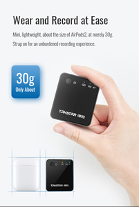 For TAKSTAR V1 2.4G Small Lavalier Wireless Microphone <strong>Kit</strong> for Live Broadcasting Interview Recording &amp; Speech for Vlogging - Product Image 4