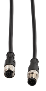 MOCO 2p 3p 4p 5p 6p 8p 12p 17p M12 Shielded Straight 90 Degree Socket Plug Cable PVC PUR TPU Custom <strong>Sensor</strong> a B D <strong>Code</strong> - Product Image 2