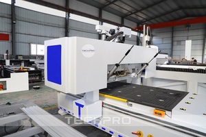 Nuevo lanzamiento ATC 4 Axis Carpintería Husillo horizontal Agujeros de perforación Máquina enrutadora CNC para la fabricación de puertas de madera - Product Image 3