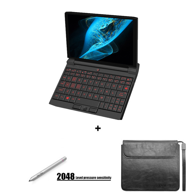 Ordinateur portable + stylo + sac