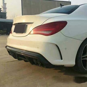 P stil Mercedes <span class=keywords><strong>Benz</strong></span> CLA Class için karbon Fiber arka difüzör W117 CLA180 CLA200 clacla260 2013 2018-
