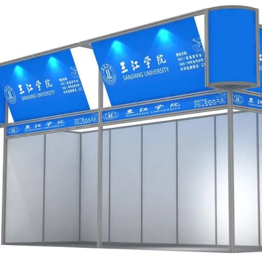 Standard Portable Aluminum Tradeshow Booth 4X3x2.5m /3x3 exhibition booth