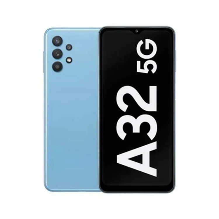 Samsung-teléfonos inteligentes Galaxy A32, segunda mano, gran batería, Tarjeta SIM Dual, 128GB, totalmente nuevos, 5G