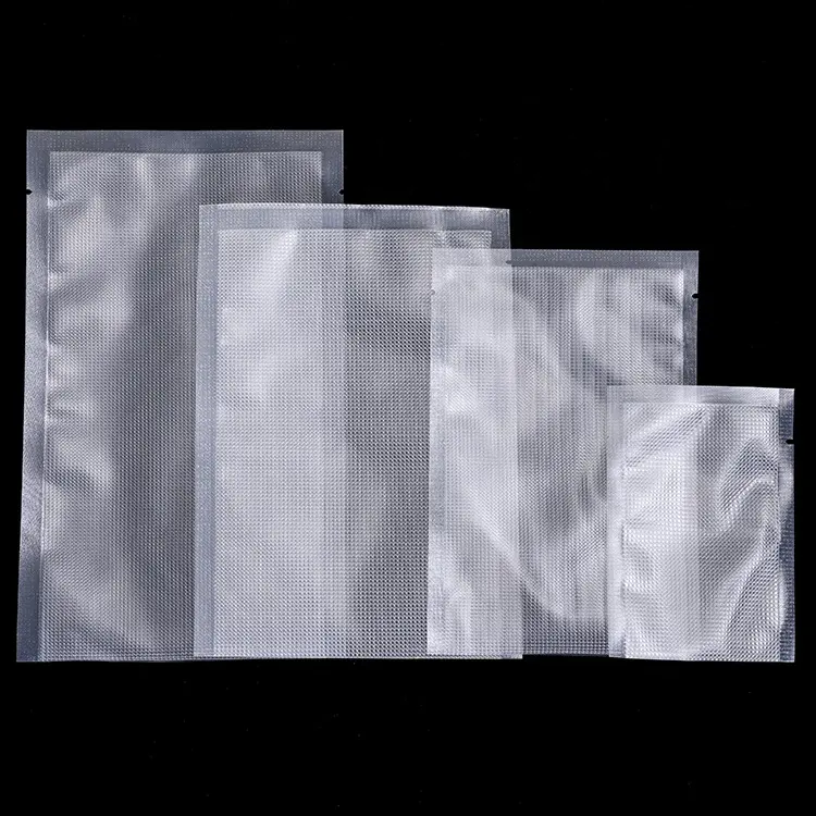 Custom printed laminated sealer food bag packing plastic bags Transparent storage vacuum bag food