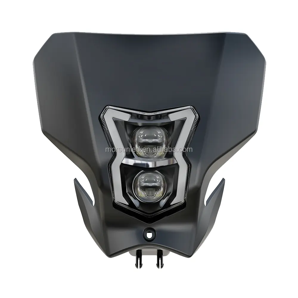 Motorrad LED-Scheinwerfer für CRF450L CRF450XR E-Mark Scheinwerfer mit schwarzem Lampen schirm Für 2019 2020 Honda Motorrad