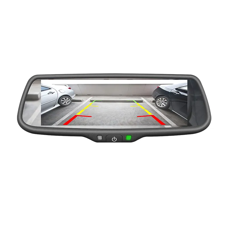 Espejo retrovisor TFT LCD de 7,3 ", sistema de seguridad para coche, espejo retrovisor para coche, visión nocturna, cámara de respaldo