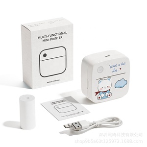 Mini Portable Thermal Printer for Pictures/Retro-<strong>Style</strong> Photos/Receipts/Notes/Lists/Label/Memo/QR <strong>Codes</strong> for Android or IOS APP - Product Image 6