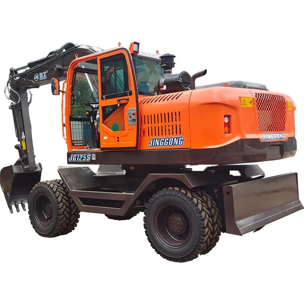 JiangGong Mining Excavator YuChai Made Engine Hydraulic Shovel Excavator Cheap Sale