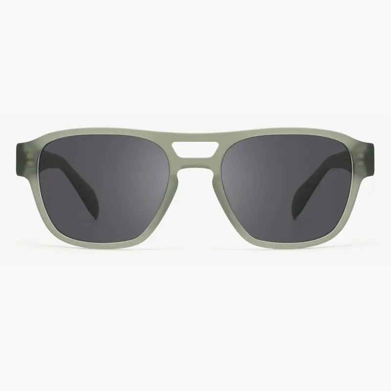 Gafas de sol double bridge occhiali da sole polarizzati in acetato di alta qualità occhiali da sole personalizzati su misura per uomo