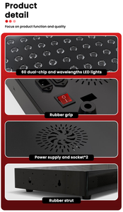 Vücut kişiselleştirilmiş kırmızı ışık tedavisi paneli için üretim APP kontrol kırmızı ışık tedavisi paneli - Product Image 5