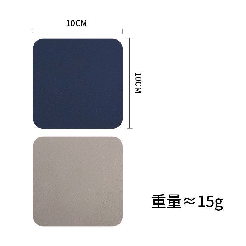 Sous-verres bleu-gris