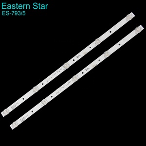 แถบไฟ LED JS-D-JP2820-051EC ทีวี ES-793 (71220) E28F2000ใช้ MCPCB สำหรับแถบแสงไฟ LED AKTV2812TS Akai 2ชิ้น