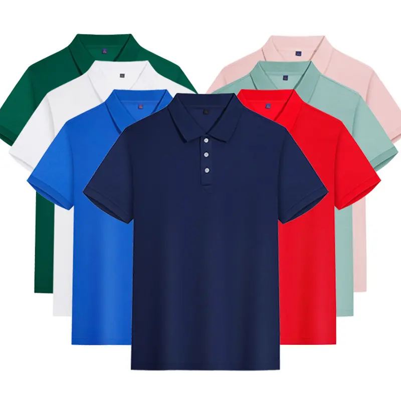 OEM personalizado cuello tamaño Polo camiseta personal uniforme Piqué camisetas con cuello Slim Fit negocios DTG impresión bordado Logo Polos