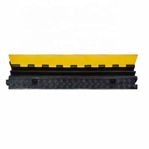 Açık olay koruyucu/kauçuk kablo koruyucu zemin PVC 1 kanal, tek yönlü kauçuk kablo koruyucu kablo rampası hız - Product Image 6