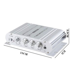 AMPLIFICADOR DE POTENCIA DE subwoofer, amplificador de potencia de 2,0 canales, ST-838, sonido ultra bajo, 2,1 + - Product Image 5