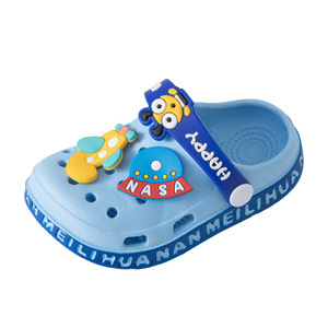 Cartoon Nasa <strong>Clog</strong> Slipper Baby Spaceman Kids <strong>Shoes</strong> Outdoor <strong>EVA</strong> Soft Casual Sandals Astronaut Hole <strong>Shoes</strong> for Girl Boy Children