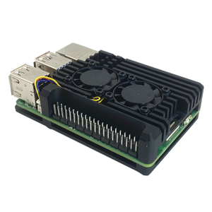Soğutma fanı soğutma ile ahududu pi 5 nesil ahududu PI 5 anakart alüminyum alaşım koruyucu muhafaza - Product Image 4