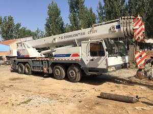מנוף משאית מכונות בניין 50 טון זומליון QY50V תוצרת סין באיכות גבוהה הביצועים הטובים ביותר בשימוש בום טלסקופי הידראולי