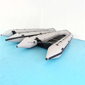 Ce lớn 8M 9M màu đen 1.2mm PVC Zodiac nhiệm vụ nặng nề <span class=keywords><strong>Inflatable</strong></span> thuyền 10 mét Hot Air Hàn - Product Image 5