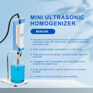 WEIAI taşınabilir el ultrasonik hücre parçalayıcı 0.1-300ml Sonicator İşlemci mikser lab mini ultrasonik homogenizer emülgatör - Product Image 4