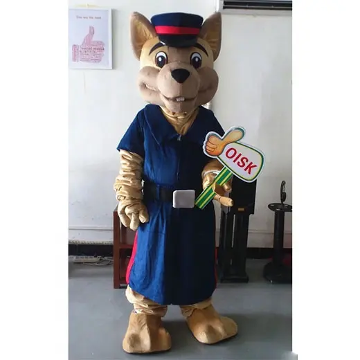 Funtoys Urso de pelúcia Polícia Mascote Costume para tamanho adulto Cartoon Animal Cosplay para o tema do filme Promoção Atividade