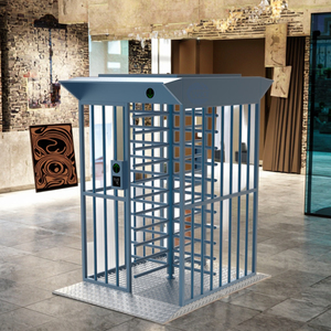 WAN phim hoạt hình kiểm soát truy cập chiều cao đầy đủ turnstiles chống tĩnh mã QR Swing turnstiles với vách ngăn cửa phát triển - Product Image 4