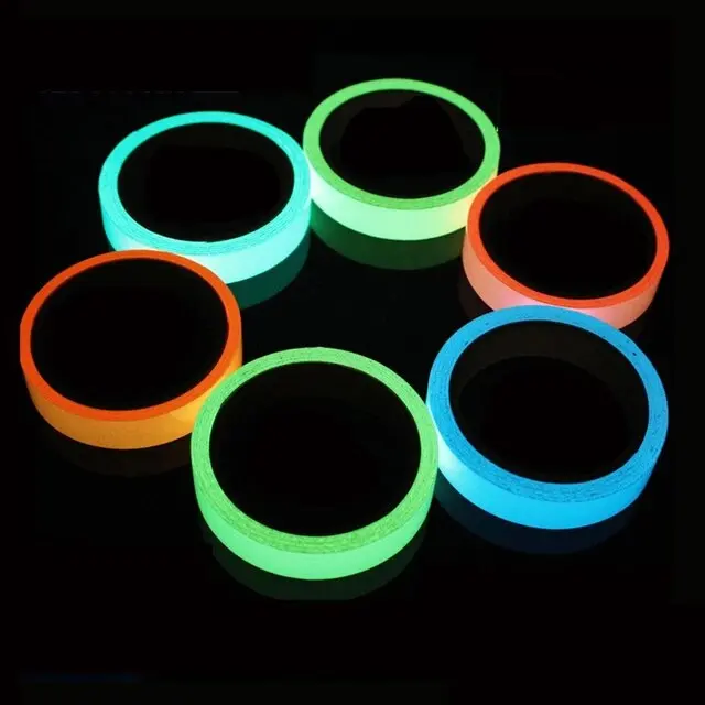 MANCAI Glow In The Dark Tape Green Fluorescent Spike Sticker Continuous Luminous Tapes