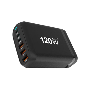 120W USB C şarj QC3.0 PD 6 USB Gan güç şarj için telefon şarj adaptörü çoklu cihazlar dizüstü Macbook - Product Image 4