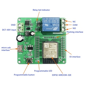 OEM DC5-60V ESP32 1 channel <strong>WiFi</strong> Relay control switch <strong>module</strong> IOT ESP32-WROOM-32E Single Relay Control Board <strong>Module</strong> for <strong>Arduino</strong> - Product Image 3