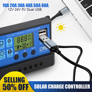 MPPT monitoraggio del punto di potenza massima MPPT carica Lp-60A Controller protezione dello schermo LCD cortocircuito corrente nominale 40A - Product Image 3