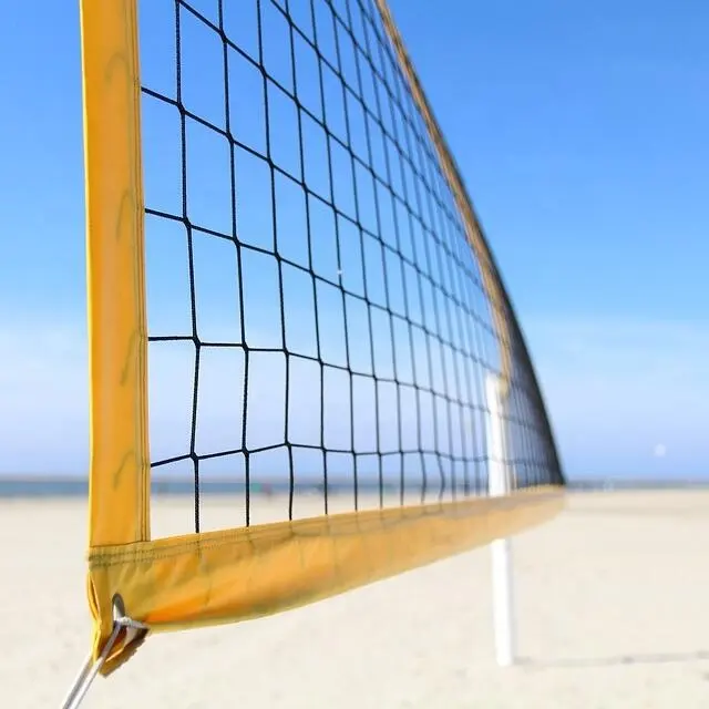 PP PE di alta qualità beach volley terra all'aperto netto di sport esterno netto