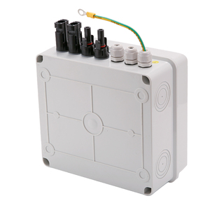 XIONGISOLAR al aire libre impermeable IP65 DC combinador Caja 2 entrada 1 salida 600V sistema de energía Solar con protección contra rayos contra sobretensiones - Product Image 6
