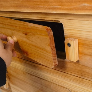 Automatic Observation Hive 10 Frame Deep Bee Hive Box, Langstroth Beehive Boxes Dipped in 100% Natural Beeswax with Window - Product Image 3