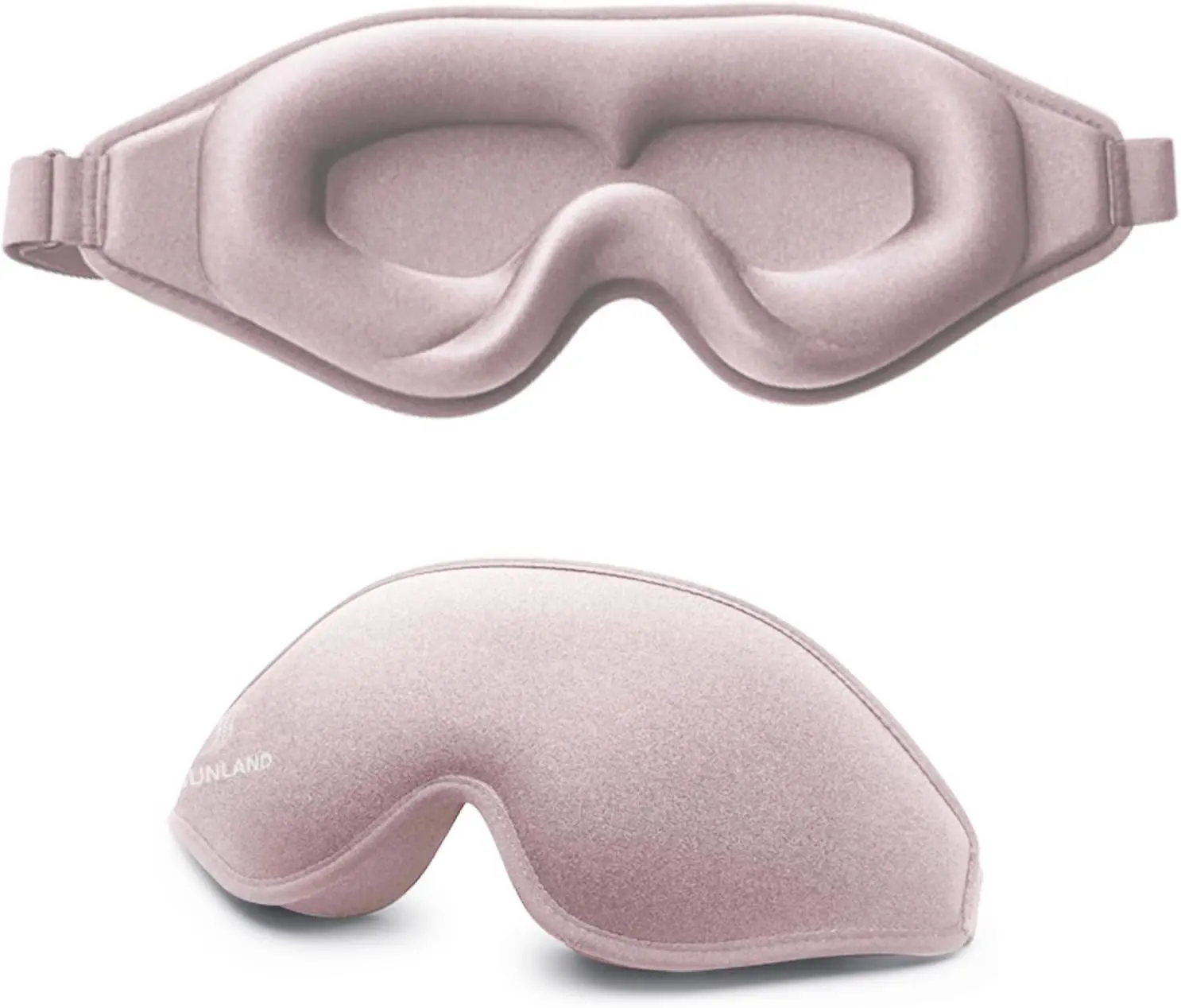 3D Pink Sleepwear Weighted Eye Mask Sleep Blackout Eye Sleeping rilassante Lash Mask con etichetta privata personalizzata