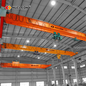 เครนสะพานคานเดี่ยวแบบ10ton 5ton LDA Type 2T ในคลังสินค้าด้านนอก/ด้านในสำหรับการขนถ่ายและวัสดุที่ใช้ในการยก