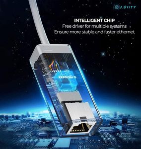 Usb-a到以太网适配器、10/100 Mbps网络适配器、RJ45有线局域网互联网适配器，适用于任天堂MacBook Surface MacOS Linux - Product Image 6