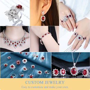 Customize Any Shape Any Carat Loose Stone Czochralski Method <strong>Rough</strong> Lab Created Red <strong>Ruby</strong> - Product Image 6